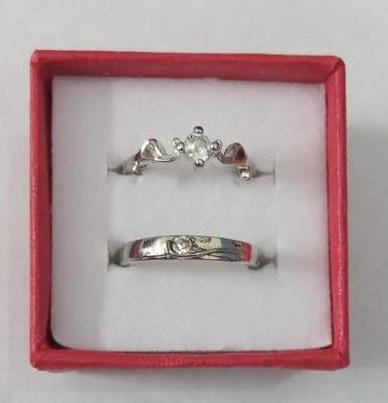 1 Pair Of Couple Ring For Engagement And Friendship Gift | Stainless Steel Ring