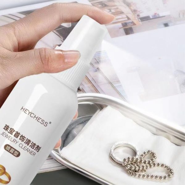 100ml Jewelry Cleaner Diamond Silver Gold Jewelry Cleaning Spray Multifunction Cleaner Non-toxic