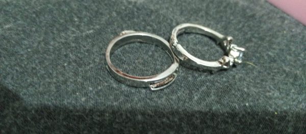 1 Pair Of Couple Ring For Engagement And Friendship Gift | Stainless Steel Ring