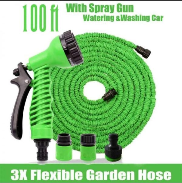 Magic Garden Hose Pipe 100 Ft (Random Color)