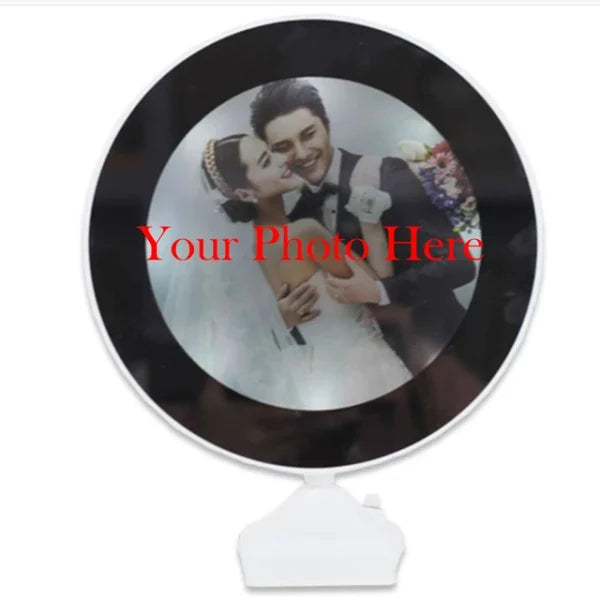 Magical Multi-function Photo Frame And Led Light White Cosmetic Makeup Mirror