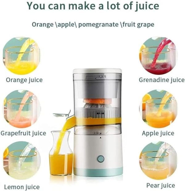 Portable Electric Wireless Citrus Juicer Hands-free Rechargeable Orange Lemon Grapefruit Juicer Easy To Clean Juicer Machine | Orange, Lemon Juicer And Squeezer | Juice Extractor | Juice Blender